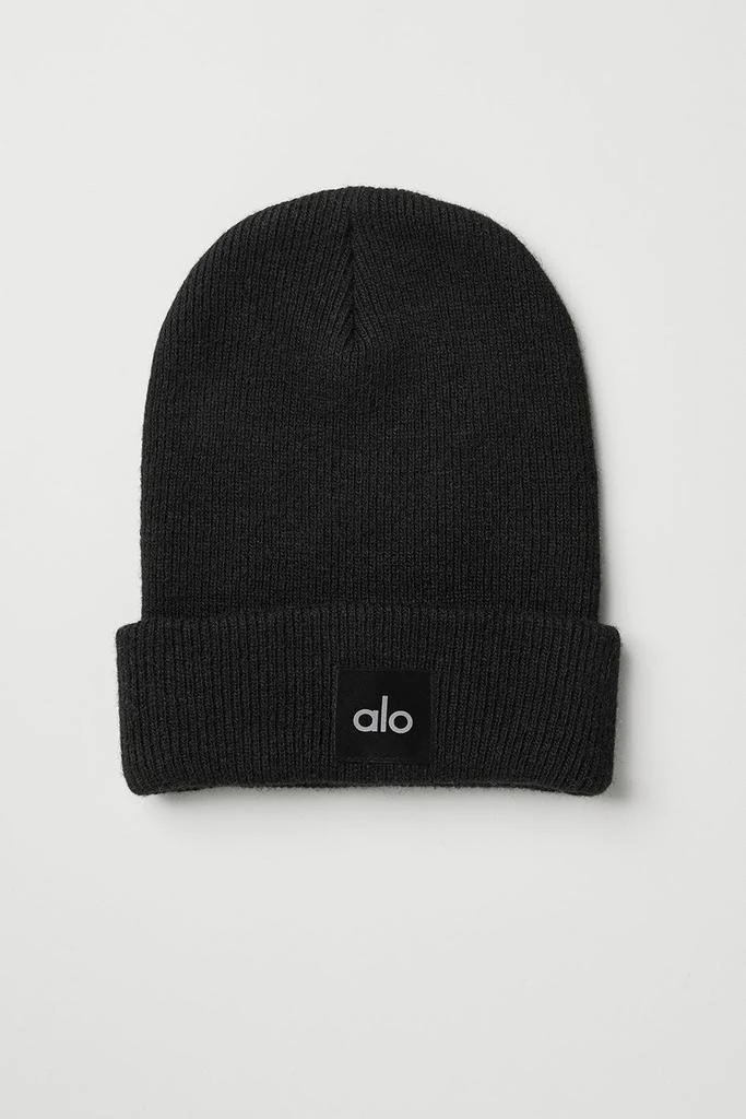 商品Alo|Everyday Beanie - Black,价格¥517,第1张图片