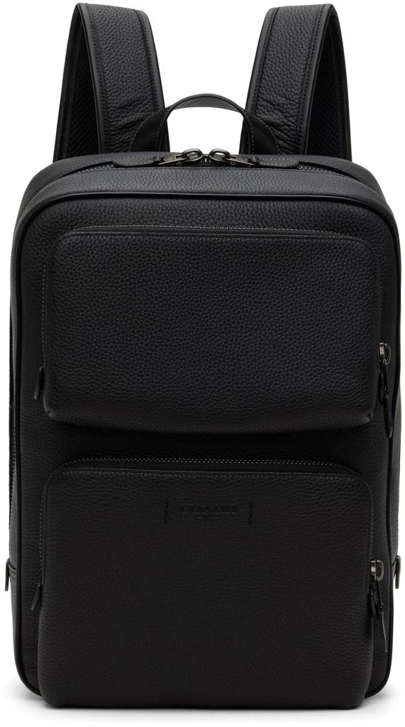 商品Coach|Black Gotham Backpack,价格¥2223,第1张图片