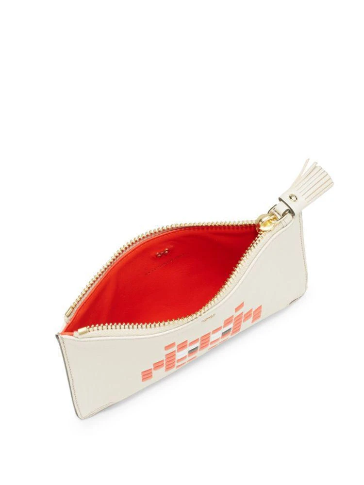商品Anya Hindmarch|Loose Pocket Graphic Leather Pouch,价格¥810,第2张图片详细描述