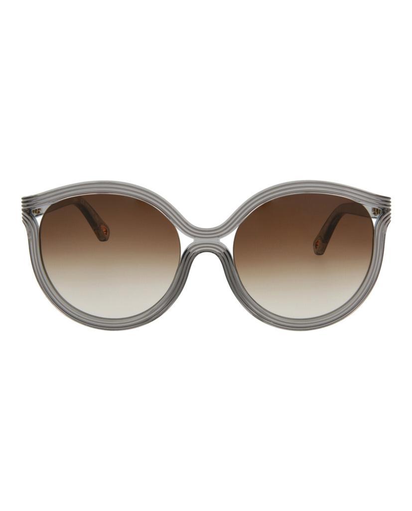 商品Chloé|Round-Frame Acetate Sunglasses,价格¥725,第1张图片