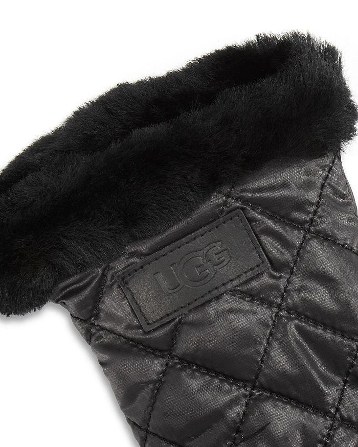 商品UGG|UGG® Quilted Shearling Cuff Tech Gloves,价格¥409,第3张图片详细描述