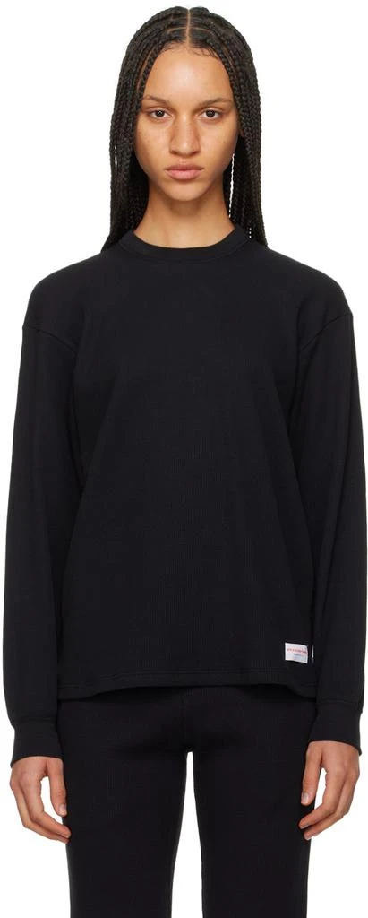 商品Alexander Wang|Black Relaxed Long Sleeve T-Shirt,价格¥552,第1张图片