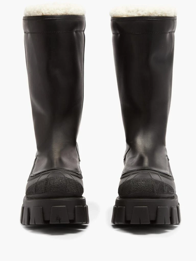 商品Prada|Monolith chunky-sole leather boots,价格¥3378,第5张图片详细描述