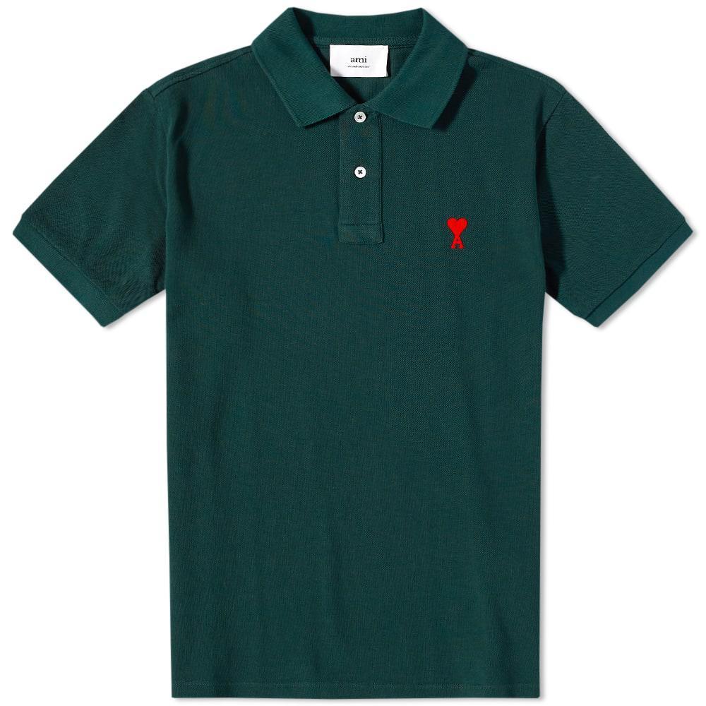 商品AMI|AMI Small A Heart Polo,价格¥914,第1张图片