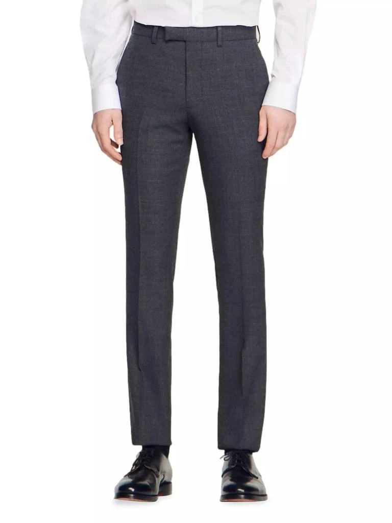 商品Sandro|Wool Suit Pants,价格¥2775,第2张图片详细描述