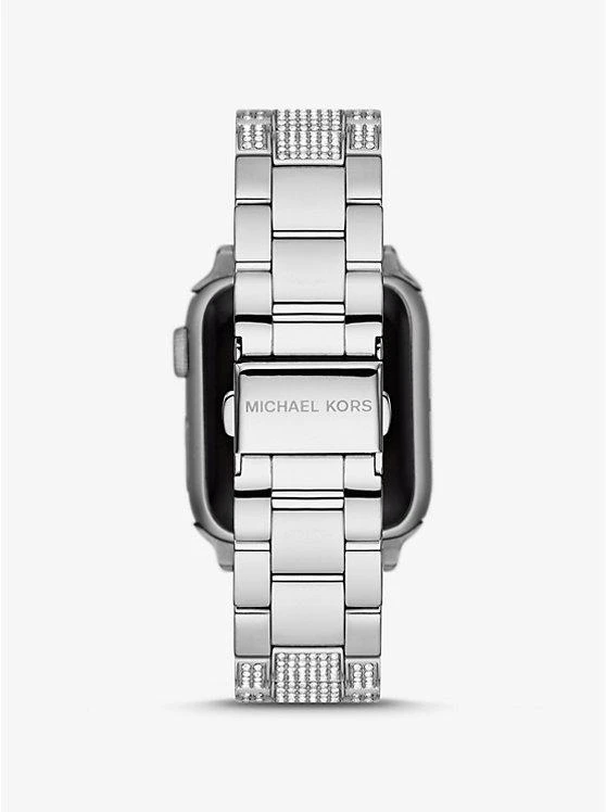 商品Michael Kors|Pavé Silver-Tone Strap For Apple Watch®,价格¥1268,第3张图片详细描述