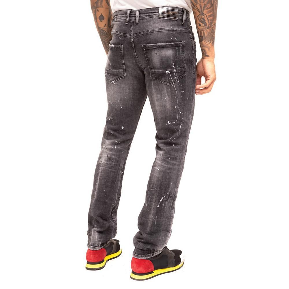 商品RON TOMSON|Men's Modern Drip Denim Jeans,价格¥1317,第4张图片详细描述