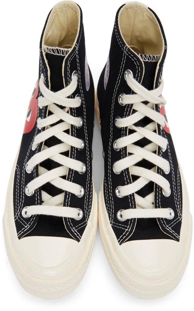 Black Converse Edition Half Heart Chuck 70 High Sneakers商品第5张图片规格展示