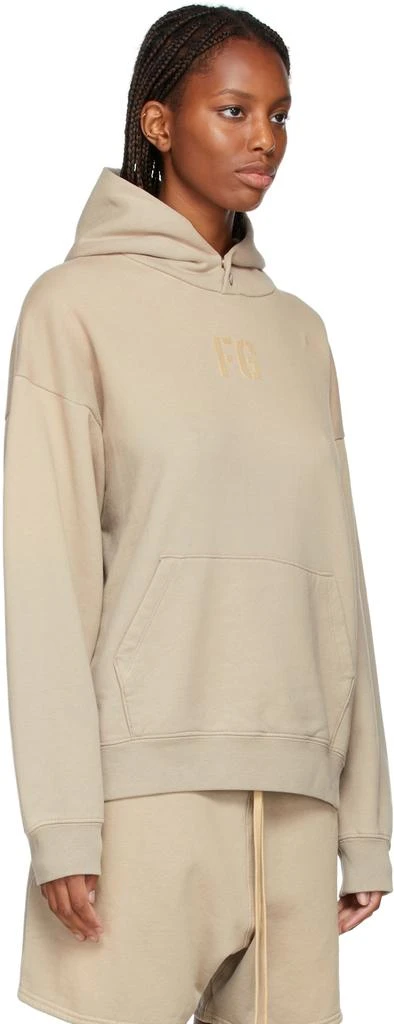 商品Fear of god|Taupe 'FG' Hoodie,价格¥3091,第2张图片详细描述