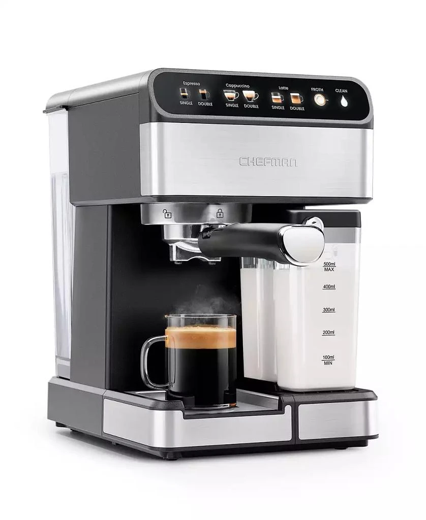 商品Chefman|Espresso Machine with Milk Frother,价格¥1747,第2张图片详细描述