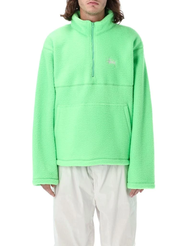 商品STUSSY|Stussy Half Zip Mock Neck Sweatshirt,价格¥1086,第1张图片