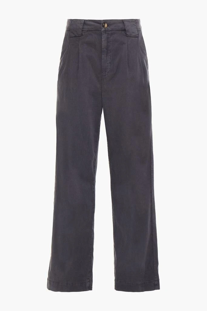 商品ba&sh|Paige pleated Lyocell-blend straight-leg pants,价格¥563,第1张图片