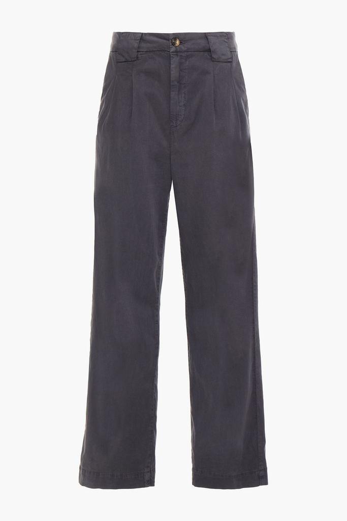 商品ba&sh|Paige pleated Lyocell-blend straight-leg pants,价格¥633,第1张图片