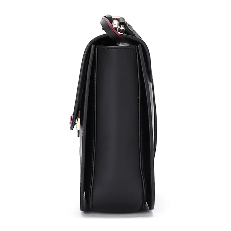 Furla 芙拉 女士黑色皮革翻盖单肩斜挎包 929537 商品