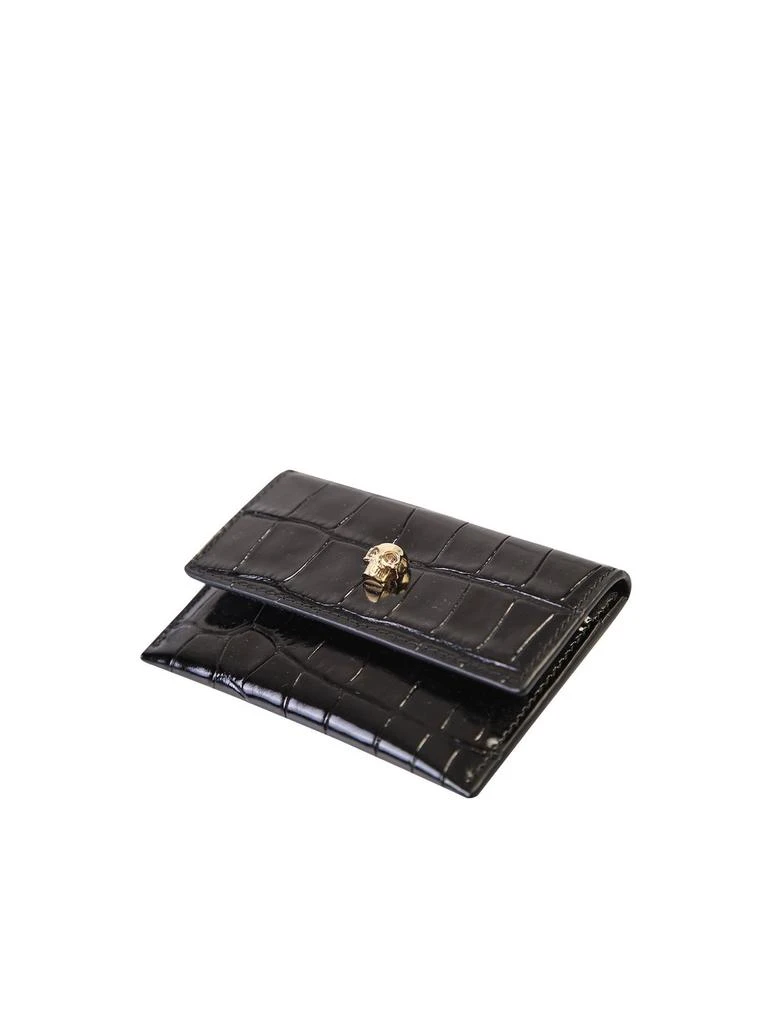 商品Alexander McQueen|Alexander McQueen Skull Embossed Cardholder,价格¥1596,第3张图片详细描述