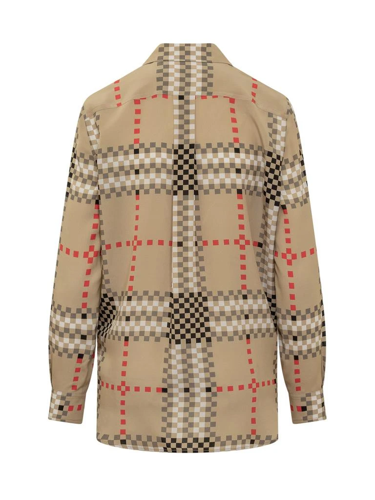 商品Burberry|Burberry Checked Long-Sleeved Shirt,价格¥5183,第4张图片详细描述