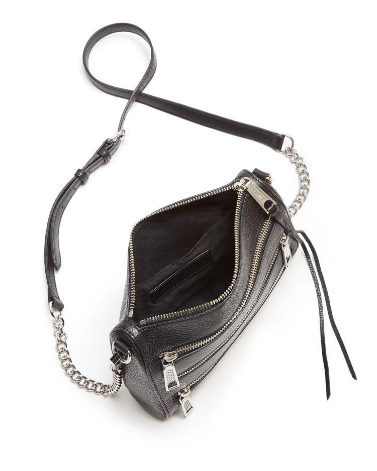 商品Rebecca Minkoff|Mini Five Zip Leather Crossbody ,价格¥1090,第3张图片详细描述