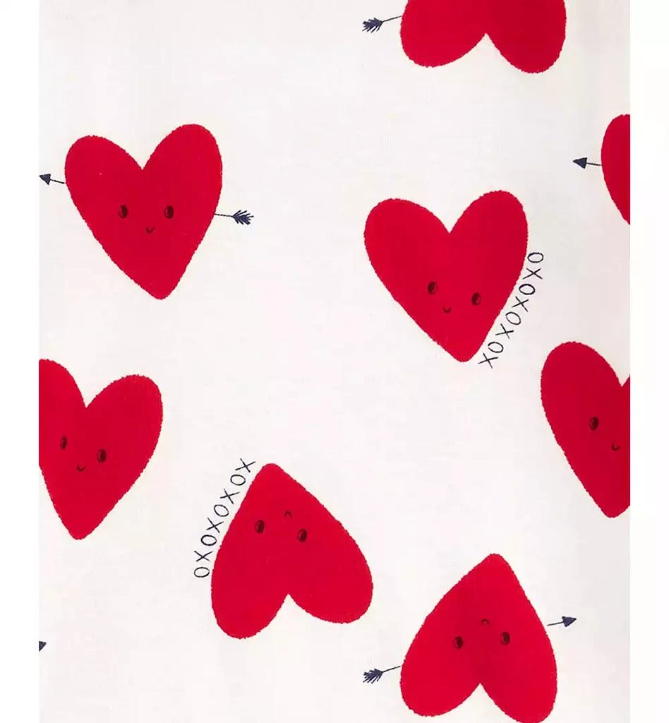 商品Carter's|Toddler Girls Heart-Print 100% Snug-Fit Cotton Pajamas, 2 Piece Set,价格¥49,第3张图片详细描述