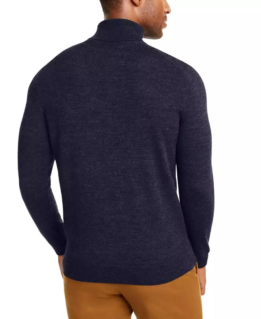 商品Club Room|Men's Merino Wool Blend Turtleneck Sweater, Created for Macy's,价格¥228,第2张图片详细描述