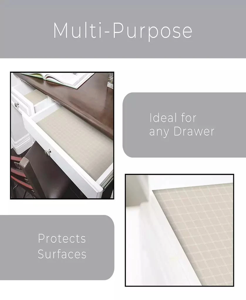 商品Smart Design|Bonded Grip Shelf Liner, 12" x 10' Roll,价格¥105,第5张图片详细描述
