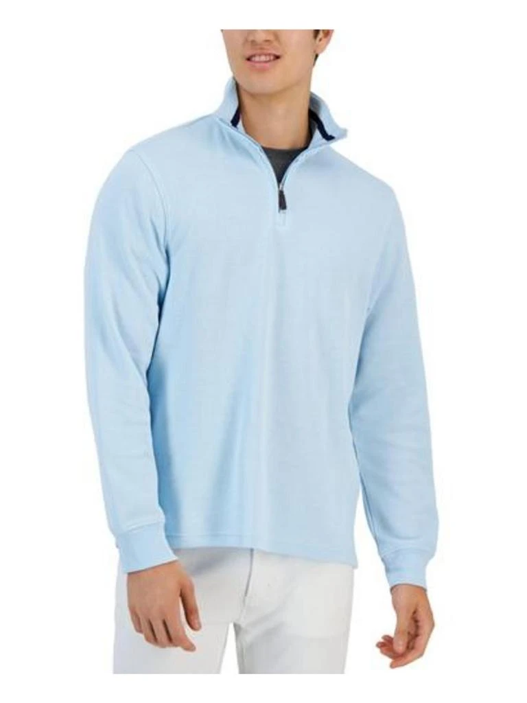 商品Club Room|Mens French Rib 1/4 Zip Pullover Sweater,价格¥141,第2张图片详细描述