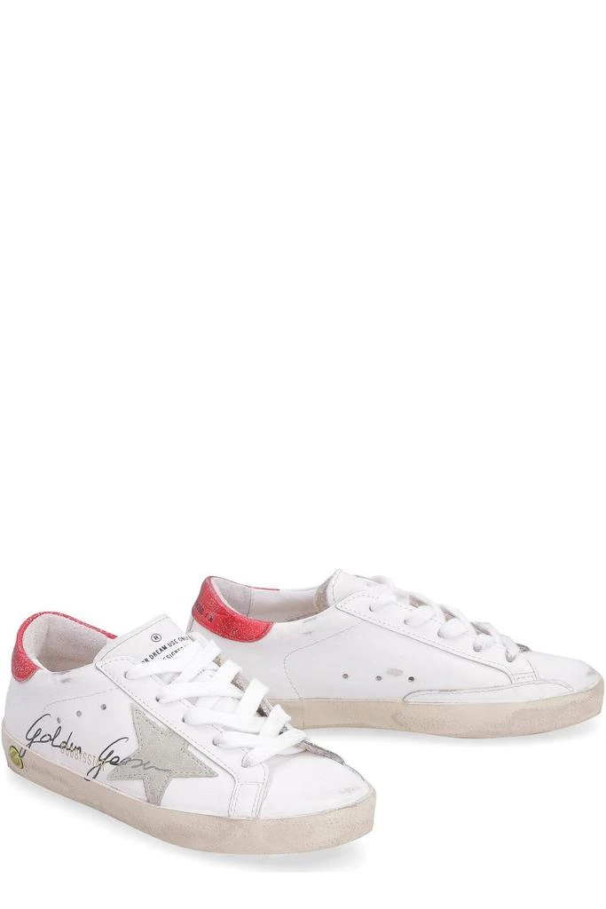 商品Golden Goose|Golden Goose Kids Distressed Lace-Up Sneakers,价格¥1286,第2张图片详细描述