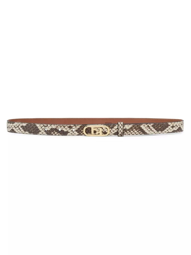 商品Fendi|Daisy Python Leather Belt,价格¥5195,第1张图片