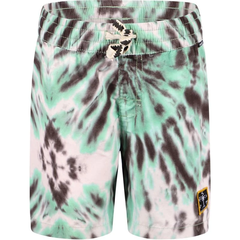 商品Munster|Target tie dye swimming shorts in green and brown,价格¥484,第1张图片
