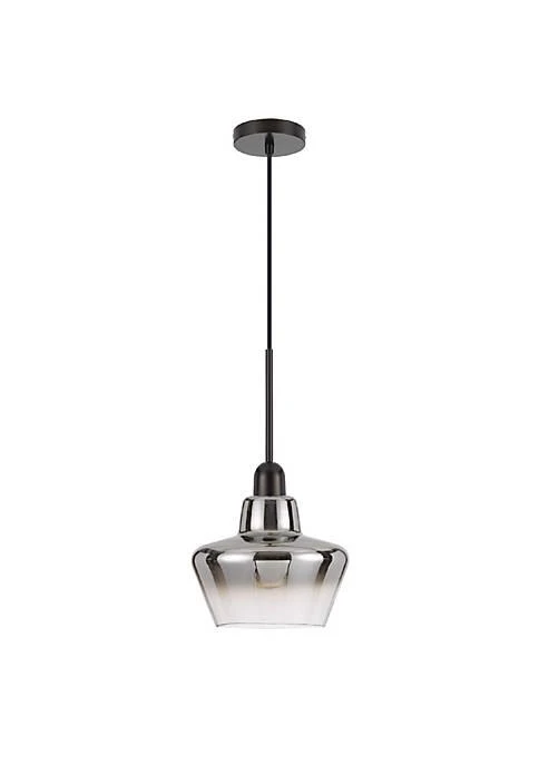 商品belk|Range Pendant Light With Wine Cup Design Glass Shade Gray And Black,价格¥902,第1张图片