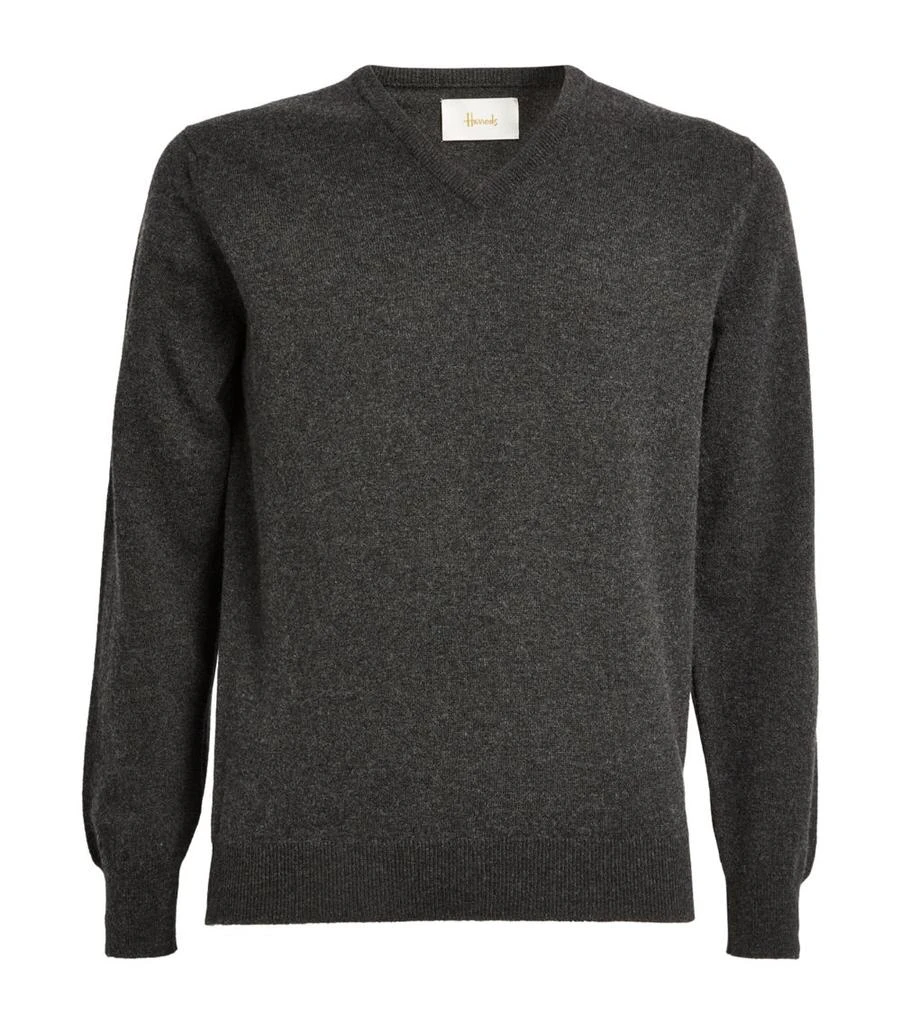 商品Harrods|Cashmere V-Neck Sweater,价格¥1230,第1张图片