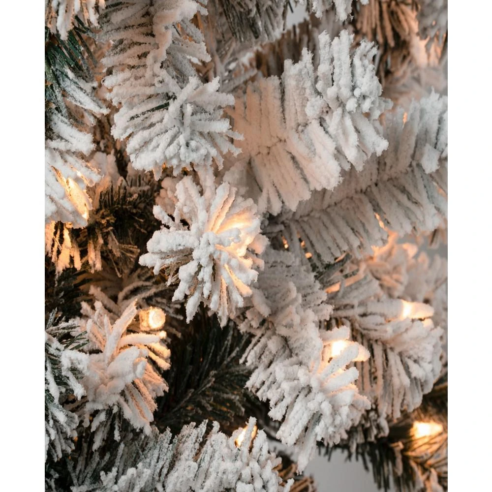商品National Tree Company|First Traditions 9' Acacia Flocked Tree with Clear Lights,价格¥4097,第3张图片详细描述