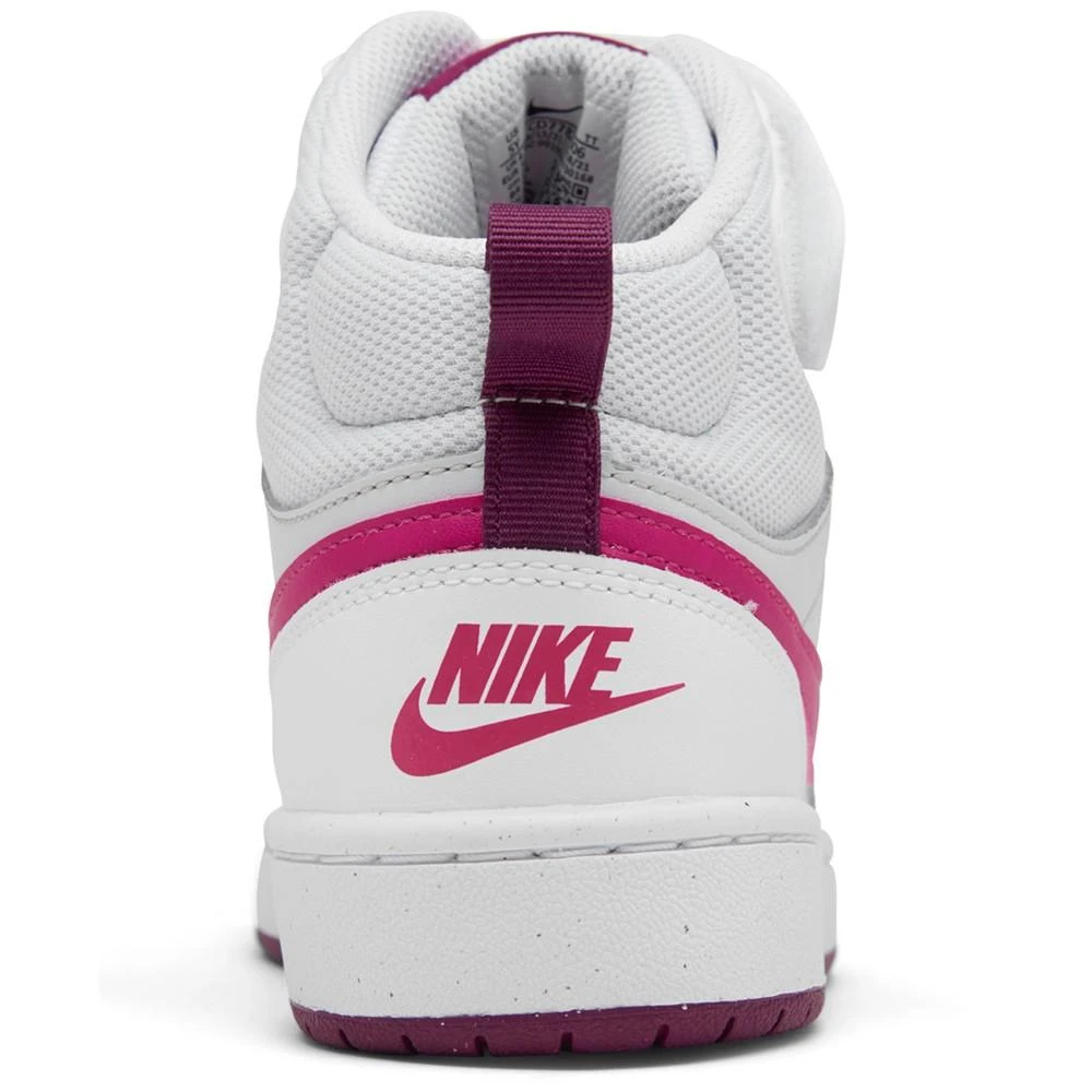 商品NIKE|Big Kids Court Borough Mid 2 Casual Sneakers from Finish Line,价格¥450,第4张图片详细描述