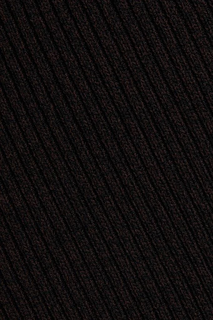 商品Ganni|Ribbed-knit midi dress,价格¥906,第2张图片详细描述