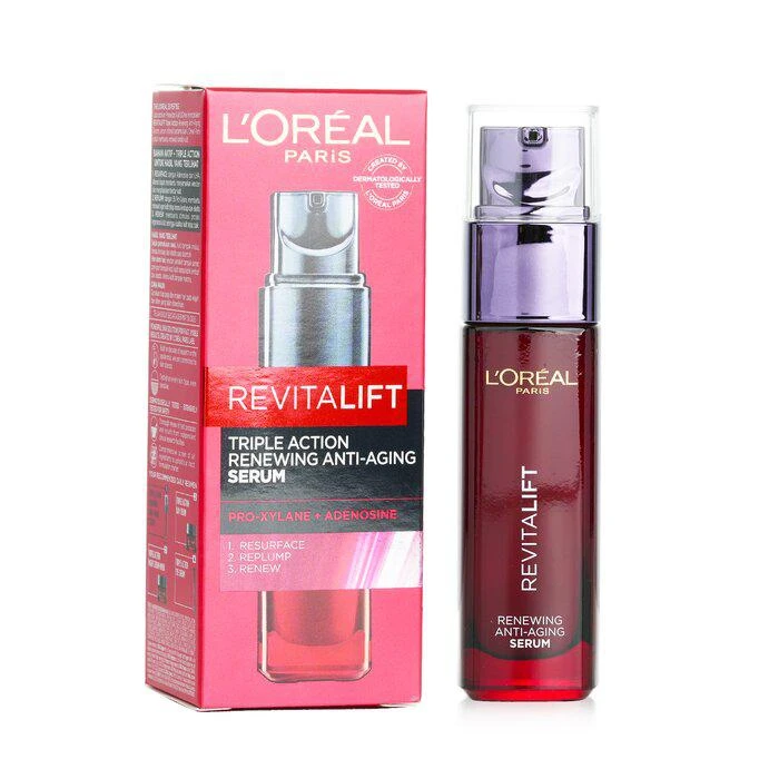 商品L'Oreal Paris|L'Oreal 三重功效抗衰老新生精华 30ml/1oz,价格¥321,第2张图片详细描述