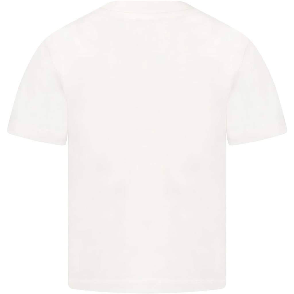 商品Bonpoint|Bonpoint Ivory T-shirt For Girl With Logo,价格¥746,第2张图片详细描述