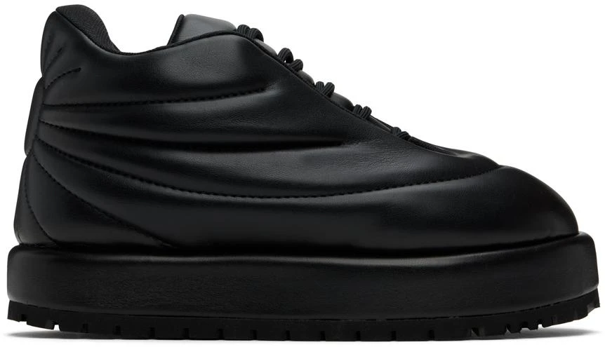 商品PDF|Black Nuvola Pluto Leather Sneakers,价格¥3546,第1张图片
