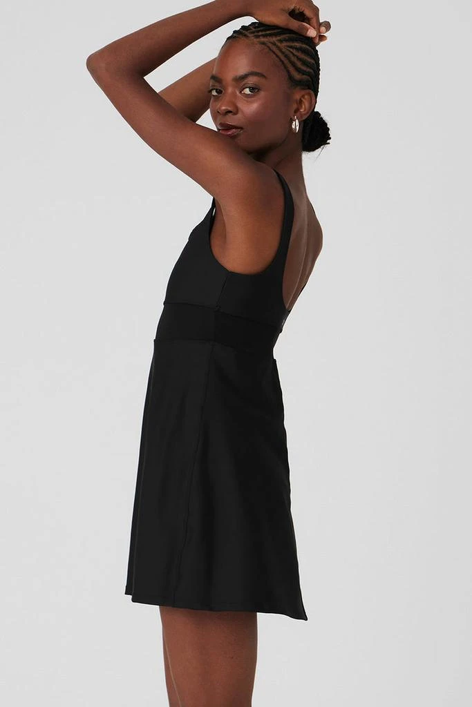 商品Alo|Airlift Double Trouble Tennis Dress - Black,价格¥857,第3张图片详细描述