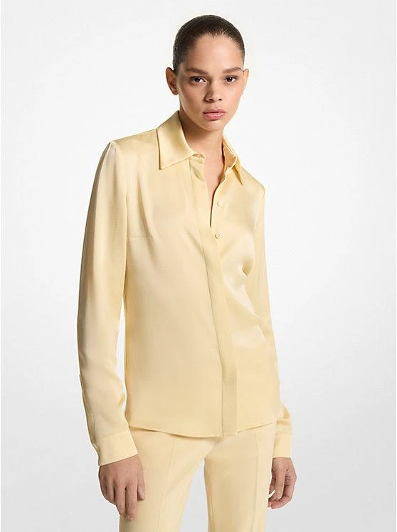 商品Michael Kors|Hansen Charmeuse Shirt,价格¥2551,第1张图片