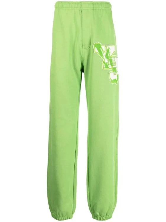 商品Y-3|Gfx Ft Logo-Patch Cotton Track Pants,价格¥1901,第1张图片