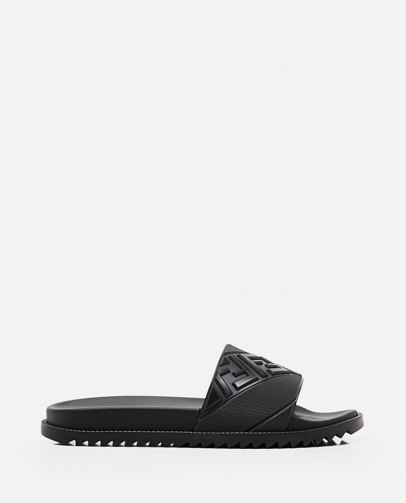 商品Fendi|LOGO PRINT RUBBER SLIPPERS,价格¥3096,第1张图片