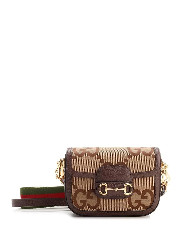 商品Gucci|Gucci Horsebit 1955 Jumbo GG Mini Bag,价格¥22619,第1张图片