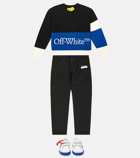 商品Off-White|Low Vulcanized皮革运动鞋,价格¥2455,第2张图片详细描述