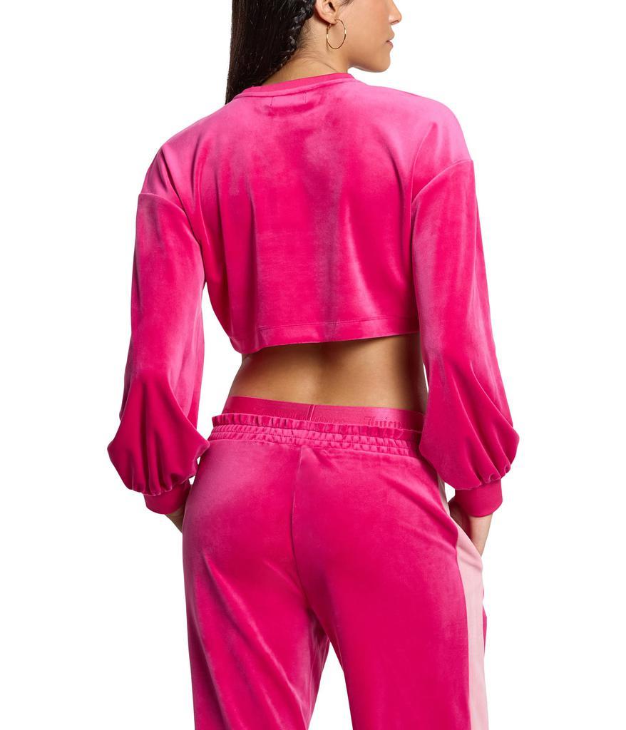 商品Juicy Couture|Balloon Sleeve Pullover with Front Bling,价格¥651,第4张图片详细描述