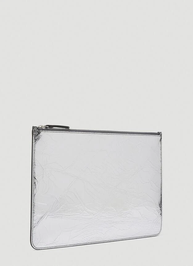 商品MAISON MARGIELA|Four Stitch Metallic Pouch in Silver,价格¥3445,第2张图片详细描述