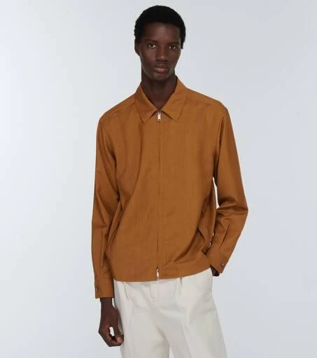 商品Zegna|羊毛马海毛夹克,价格¥15930,第3张图片详细描述