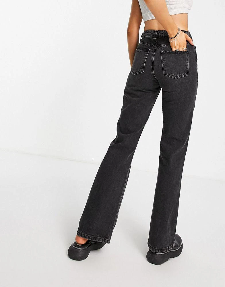 商品Topshop|Topshop 90s flare jeans in washed black,价格¥225,第2张图片详细描述