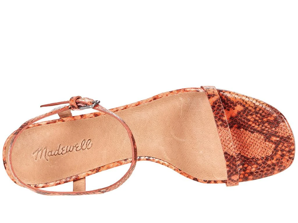 商品Madewell|Holly Ankle Strap Snake Embossed,价格¥274,第2张图片详细描述