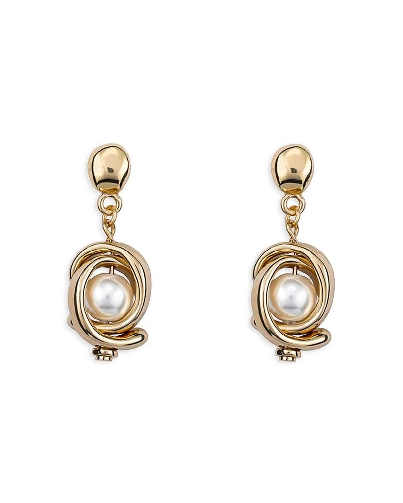 商品Uno de 50|Planets Mother of Pearl Drop Earrings in 18K Gold Plated Sterling Silver,价格¥1156,第1张图片
