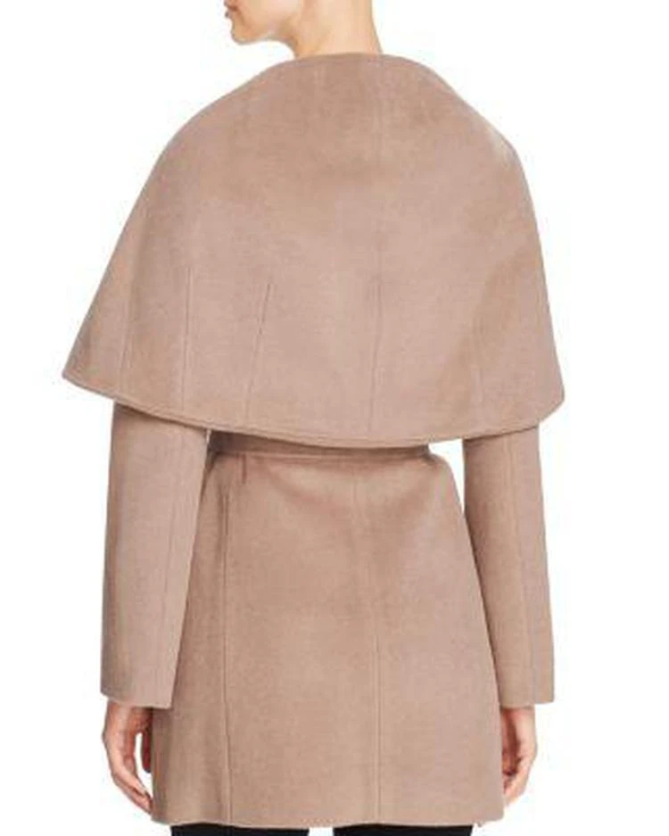 商品Tahari|Marla Wrap Coat 羊毛混纺大衣,价格¥2019,第2张图片详细描述