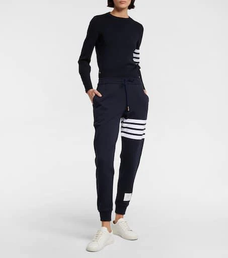 商品Thom Browne|棉质运动裤,价格¥4927,第2张图片详细描述